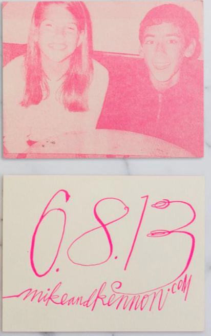 look beyond your screen: wedding invitations