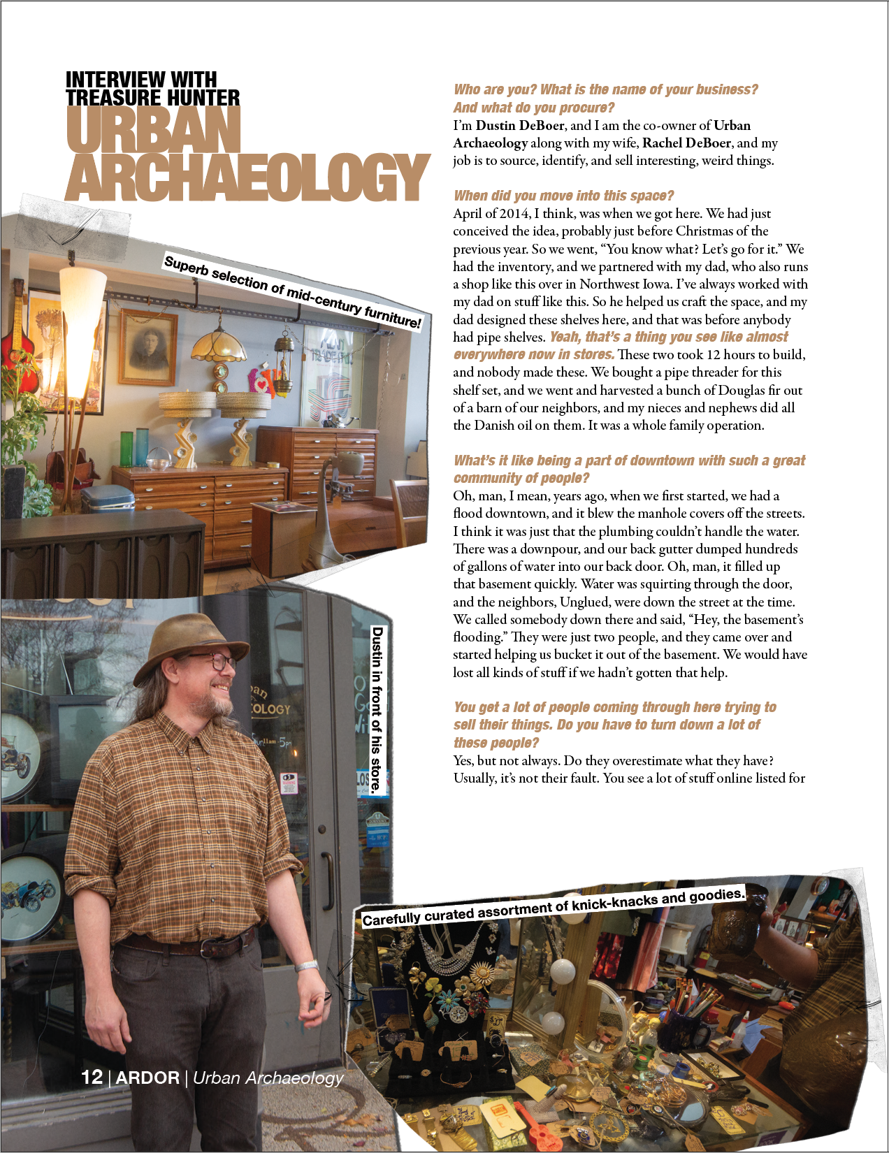 ARDOR MAGAZINE: Urban Archeology
